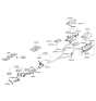 Diagram for 2006 Hyundai Santa Fe Muffler - 28700-2B350