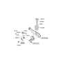 Diagram for 2006 Hyundai Santa Fe Shock Absorber - 55310-2B101