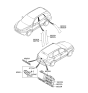 Diagram for Hyundai Veracruz Emblem - 86310-2B500