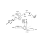 Diagram for 2012 Hyundai Santa Fe Hydraulic Hose - 41645-2B400