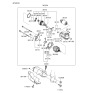 Diagram for Hyundai Veracruz Starter Motor - 36100-3C130