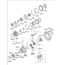 Diagram for Hyundai Santa Fe Transfer Case Bearing - 45737-3A600