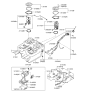 Diagram for Hyundai Fuel Tank Strap - 31210-0W000