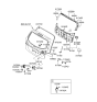 Diagram for Hyundai Santa Fe Lift Support - 81770-2B010