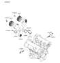 Diagram for 2009 Hyundai Santa Fe Timing Belt - 24312-3E100