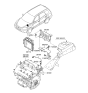 Diagram for 2008 Hyundai Santa Fe Engine Control Module - 39109-3E030