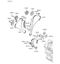 Diagram for 2008 Hyundai Santa Fe Timing Chain - 24321-3E000