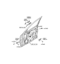 Diagram for 2012 Hyundai Santa Fe Door Check - 79380-2B000