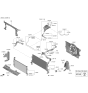 Diagram for Hyundai Elantra A/C Condenser - 97606-AA000