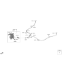 Diagram for 2021 Hyundai Elantra Parking Brake Cable - 59760-AA300