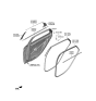 Diagram for Hyundai Elantra N Weather Strip - 83210-AA020