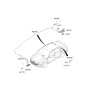 Diagram for 2022 Hyundai Elantra Antenna - 96210-AA000-EB