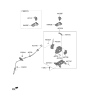 Diagram for Hyundai Elantra N Automatic Transmission Shift Levers - 46700-AA210