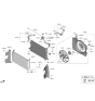 Diagram for Hyundai Kona Fan Blade - 25231-B5300