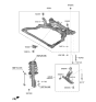 Diagram for 2021 Hyundai Elantra Front Cross-Member - 62405-AA000