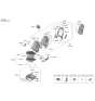 Diagram for 2023 Hyundai Elantra Seat Cushion - 88100-AA010-G8S