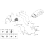 Diagram for 2022 Hyundai Elantra Hydraulic Hose - 58732-AA000