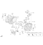 Diagram for 2023 Hyundai Elantra Bellhousing - 43111-2D500