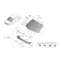 Diagram for 2022 Hyundai Elantra Windshield - 86111-AA105