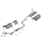 Diagram for 2022 Hyundai Elantra Muffler Hanger Straps - 28780-AA200