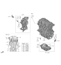 Diagram for 2023 Hyundai Tucson Oil Pan - 21510-2M870