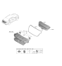 Diagram for 2023 Hyundai Elantra N Tailgate Lock Actuator Motor - 81230-AA010