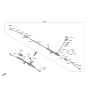 Diagram for 2023 Hyundai Elantra Rack And Pinion - 56500-AA100