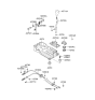 Diagram for 2004 Hyundai Sonata Automatic Transmission Shift Levers - 43720-38511