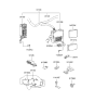 Diagram for 2004 Hyundai Sonata Relay Block - 91120-3D000