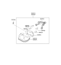 Diagram for 2002 Hyundai Sonata Back Up Light - 92401-3D050