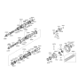 Diagram for 2004 Hyundai Tucson Synchronizer Ring - 43374-39001