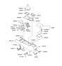 Diagram for 2004 Hyundai Sonata Ashtray - 84670-3C000