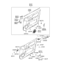 Diagram for 2000 Hyundai Sonata Weather Strip - 82231-38000