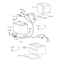 Diagram for Hyundai XG350 Battery Terminal - 37251-38100