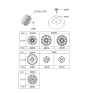 Diagram for 2001 Hyundai Sonata Wheel Cover - 52960-3D330