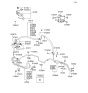 Diagram for Hyundai Power Steering Hose - 57581-38500