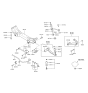 Diagram for 2002 Hyundai Sonata Rear Crossmember - 55410-38600