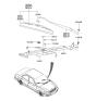 Diagram for 2004 Hyundai Sonata Wiper Motor - 98110-38501