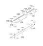 Diagram for 2002 Hyundai Sonata Door Moldings - 87724-3D010