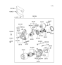 Diagram for 2000 Hyundai Santa Fe Starter Brush - 36155-37310