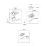 Diagram for 2003 Hyundai Sonata Dome Light - 92820-38000-OI