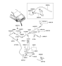 Diagram for Hyundai Sonata Washer Pump - 98510-3K000