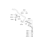 Diagram for Hyundai XG300 Sway Bar Kit - 54811-39000