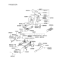 Diagram for 2002 Hyundai Sonata Seat Cover - 88470-3D000-PDN