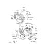 Diagram for 2003 Hyundai Sonata Oil Pan Baffle - 43137-39000