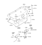 Diagram for 2005 Hyundai Sonata Trunk Latch - 81230-3D010