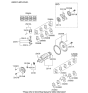 Diagram for 2005 Hyundai Tucson Piston - 23410-37937