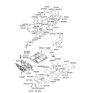 Diagram for 2004 Hyundai Sonata Dash Panels - 84120-38001