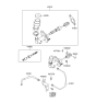 Diagram for 2005 Hyundai Sonata Hydraulic Hose - 41631-38100