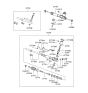 Diagram for Hyundai XG350 Center Link - 57724-38010